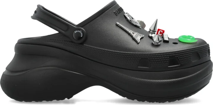 Rubber Boots With Applications, , - Black