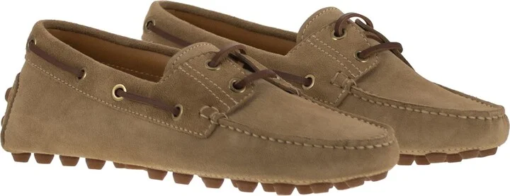 Rubber Bubble Suede Boat - Image 4