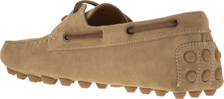 Rubber Bubble Suede Boat - Image 3