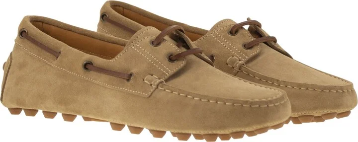 Rubber Bubble Suede Boat - Image 4