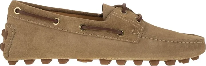 Rubber Bubble Suede Boat