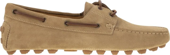 Rubber Bubble Suede Boat