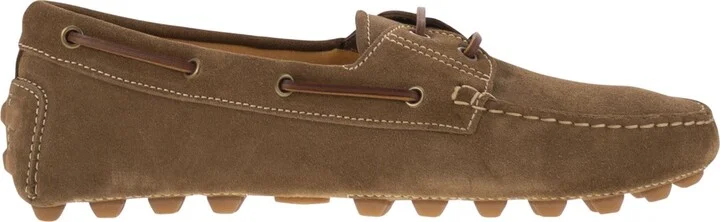 Rubber Bubble Suede Boat