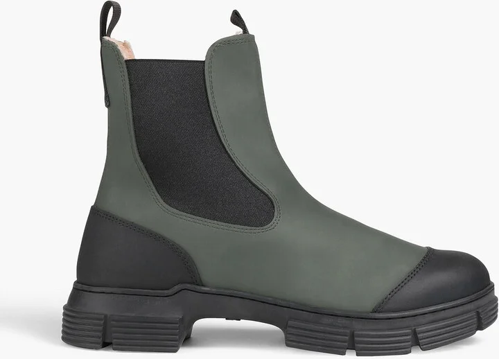 Rubber Chelsea boots