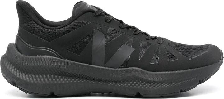 Rubber Fabric Sneakers