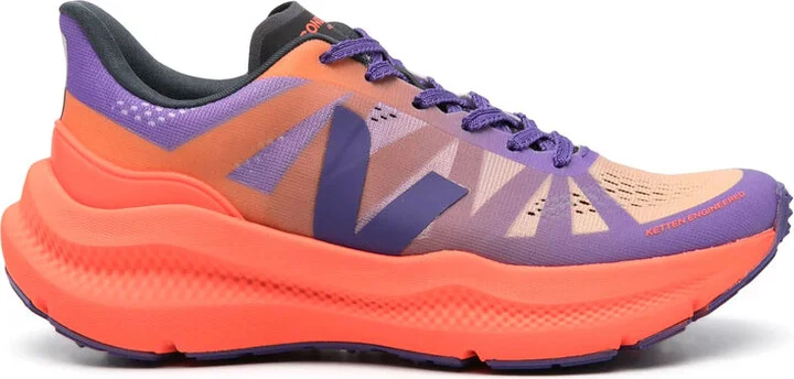 Rubber Fabric Sneakers