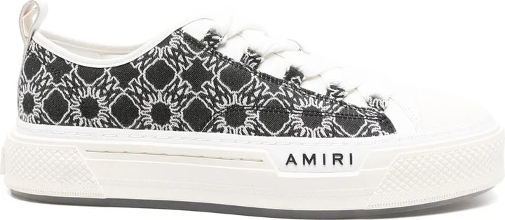 Rubber Fabric Sneakers