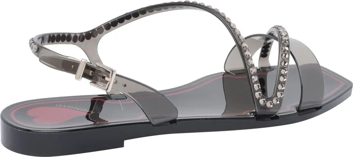 Rubber Flat Sandals - Image 3