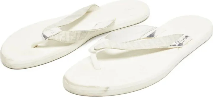 Rubber Flat Sandals - Image 2