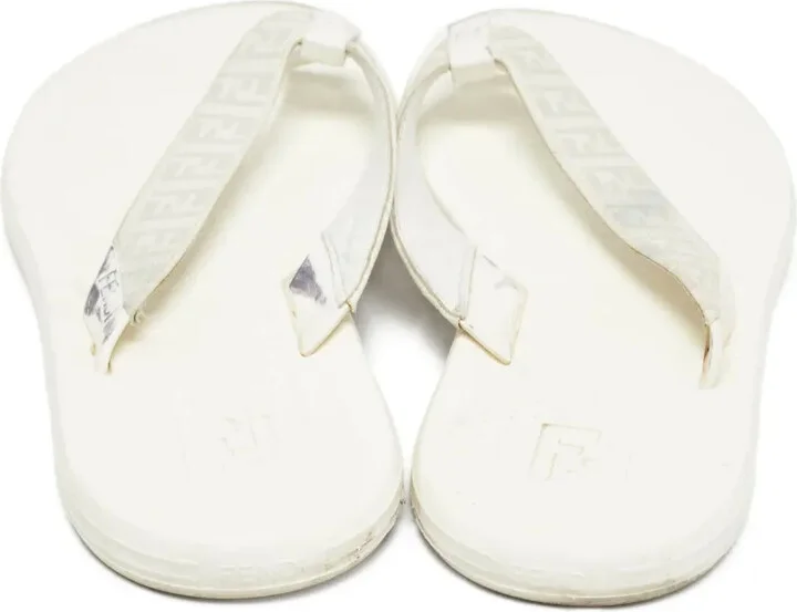 Rubber Flat Sandals - Image 4