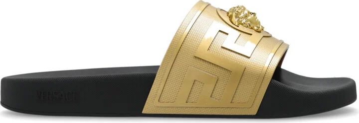 Rubber Flip-flops, , - Gold