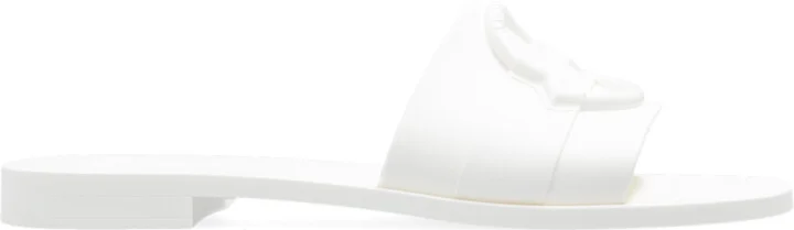 Rubber Flip-flops, , - White