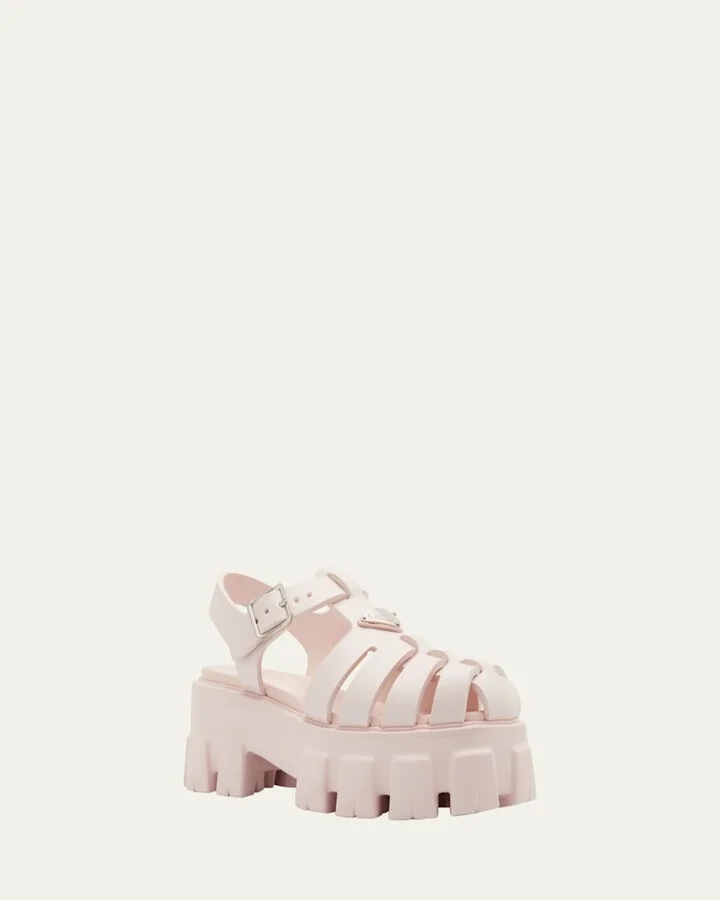 Rubber Logo Chunky-Sole Fisherman Sandals - Image 9