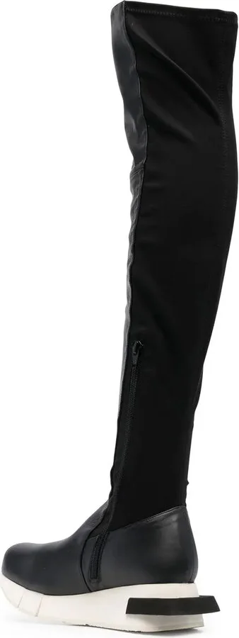 Rubber-Platform Long Boots - Image 3
