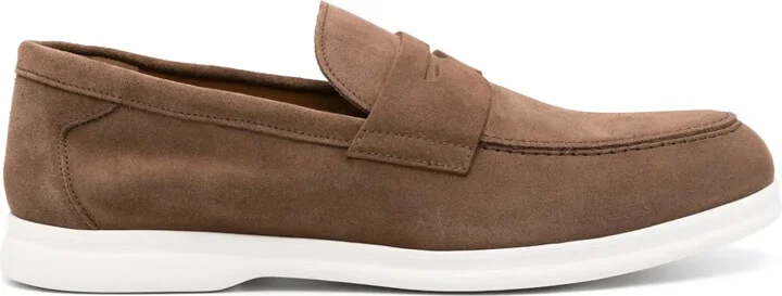 Rubber-Sole Loafers