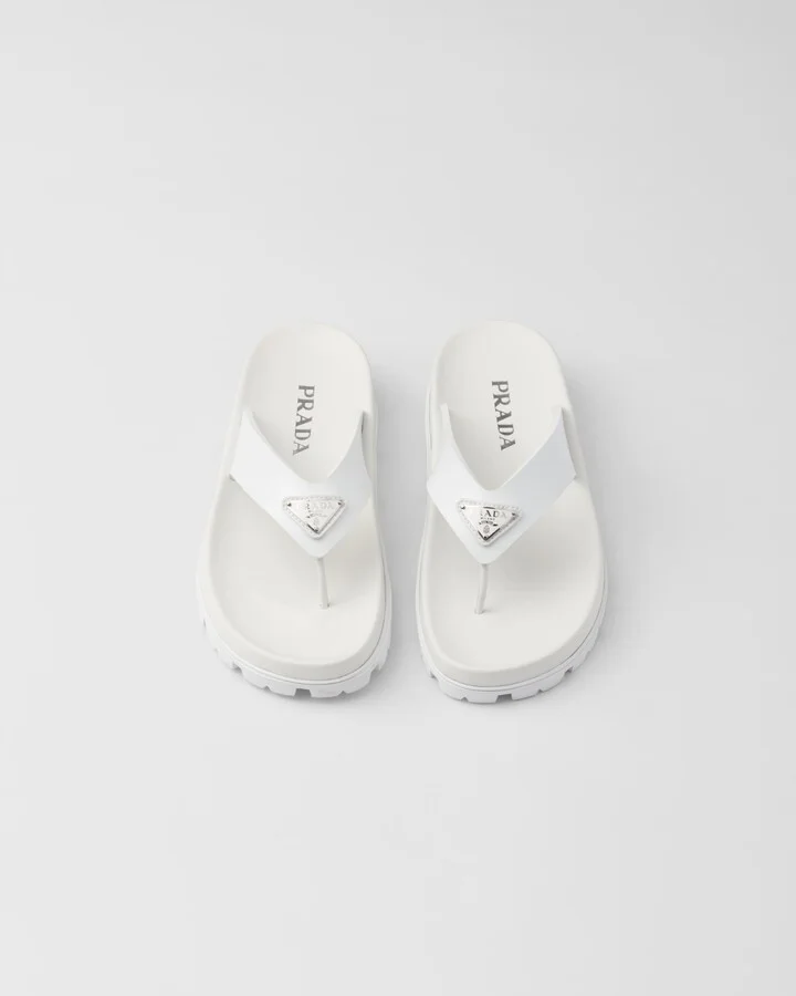 Rubber thong sandals - Image 3