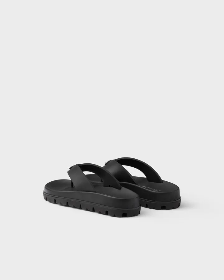 Rubber thong sandals - Image 4