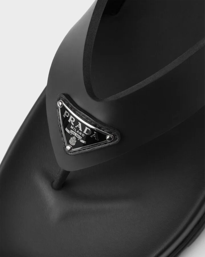 Rubber thong sandals - Image 6