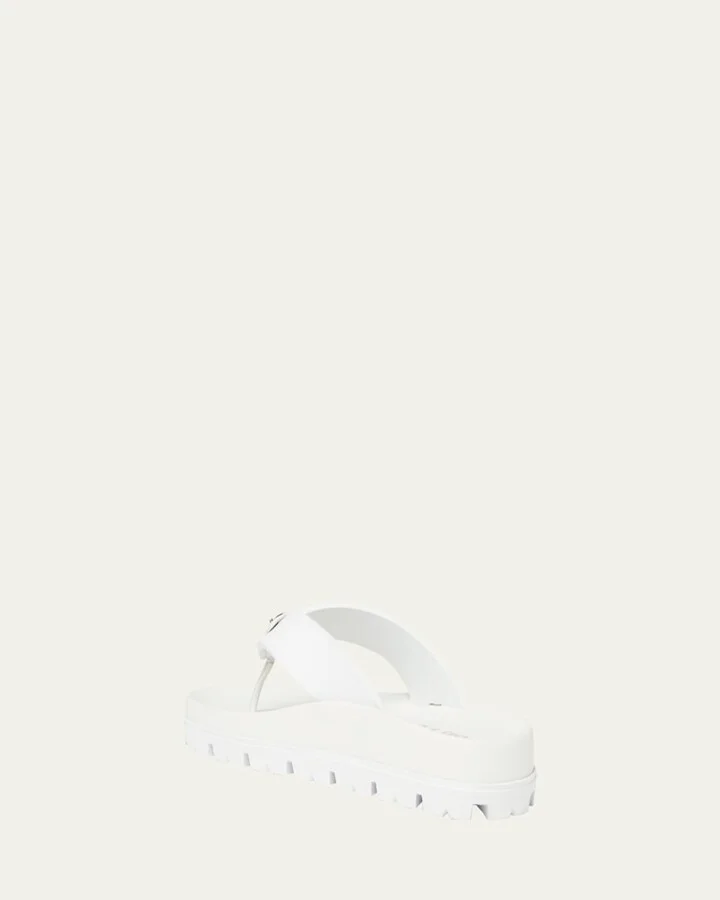 Rubber Thong Slide Sandals - Image 4
