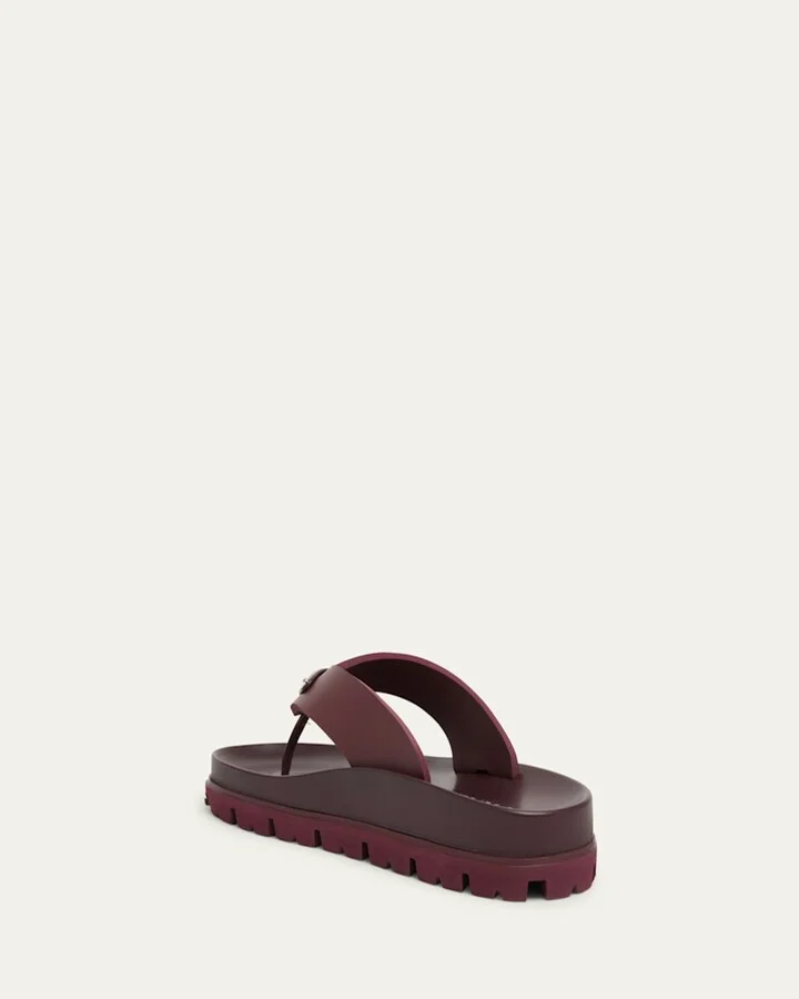 Rubber Thong Slide Sandals - Image 6