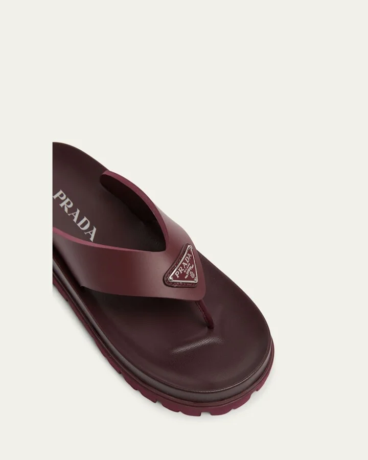 Rubber Thong Slide Sandals - Image 7