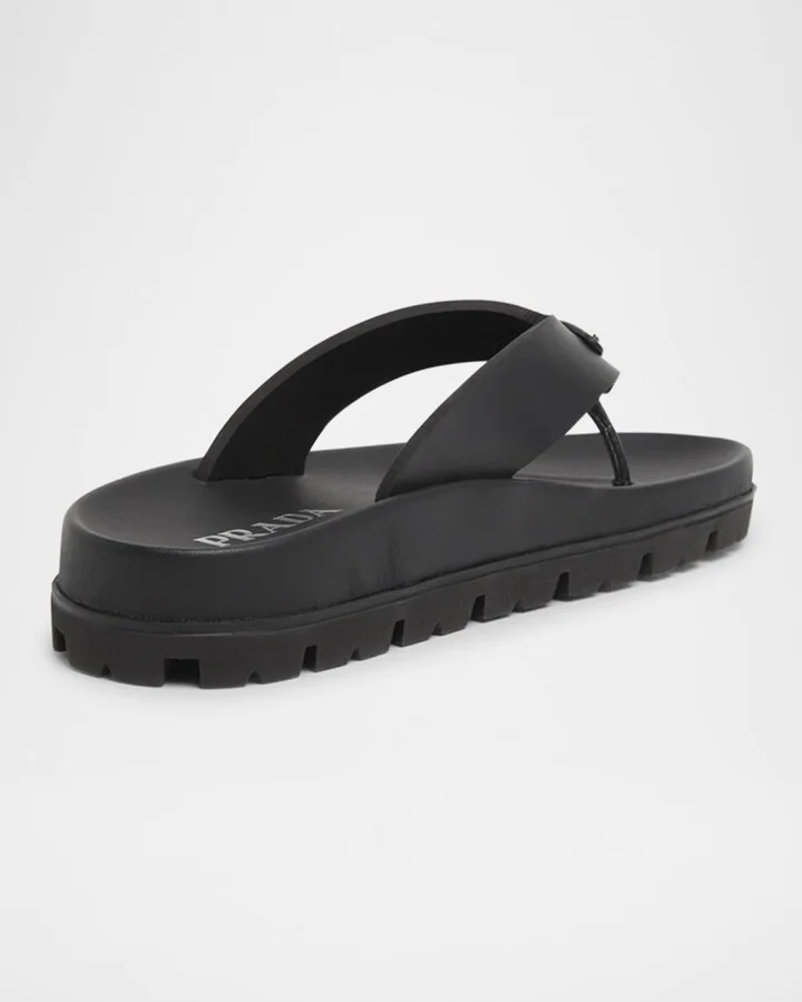 Rubber Thong Slide Sandals - Image 4