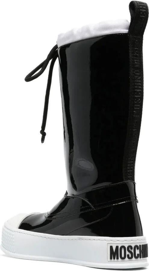 Rubber-Toecap Platform Boots - Image 3