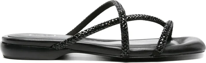Rubis crystal-embellished slides