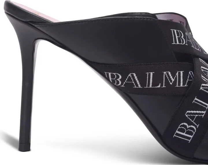 Ruby 95mm leather mules - Image 5