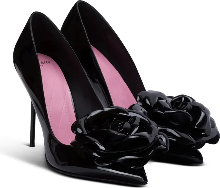 Ruby 95mm leather pumps - Image 2