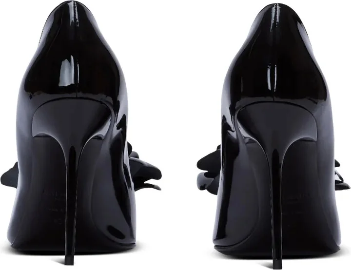 Ruby 95mm leather pumps - Image 3