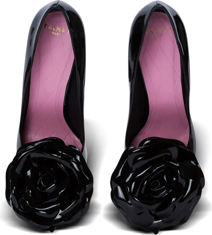 Ruby 95mm leather pumps - Image 4