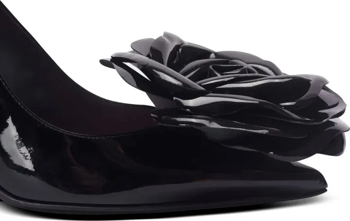 Ruby 95mm leather pumps - Image 5
