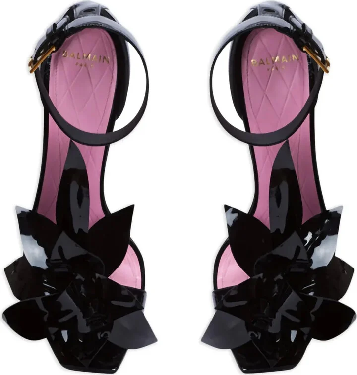 Ruby 95mm leather sandals - Image 3