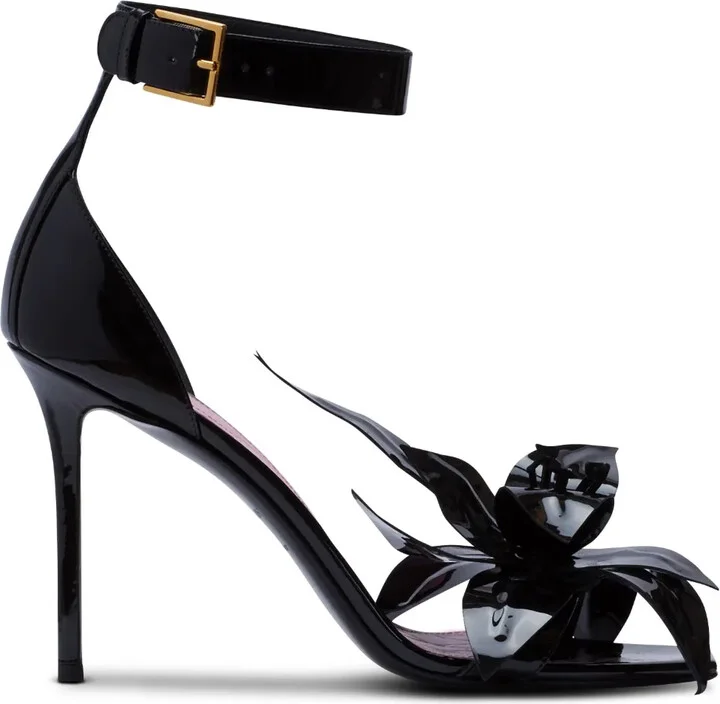 Ruby 95mm leather sandals