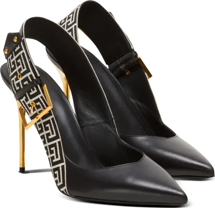 Ruby monogram slingback pumps - Image 2