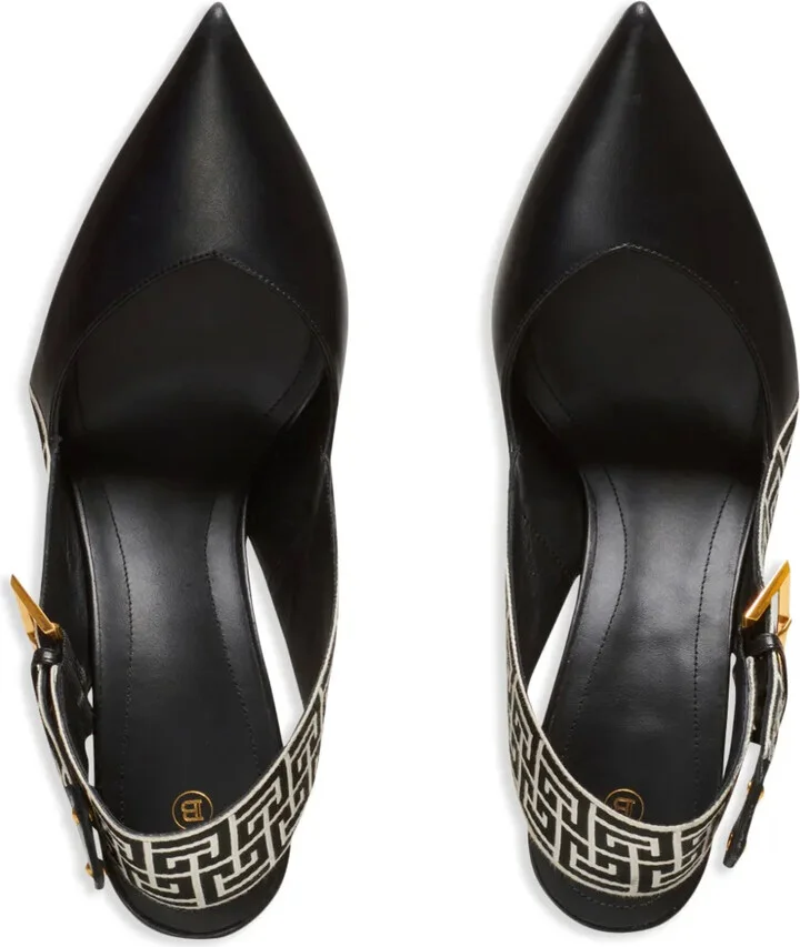 Ruby monogram slingback pumps - Image 3