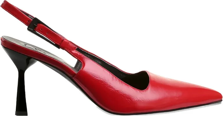 Ruby pointed-toe slingback pumps