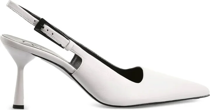 Ruby pointed-toe slingback pumps