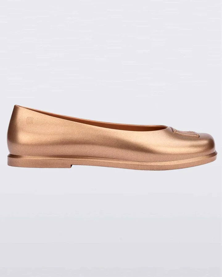 Ruby X Marc Jacobs Ballet Style Flat - Gold Beige - Image 6