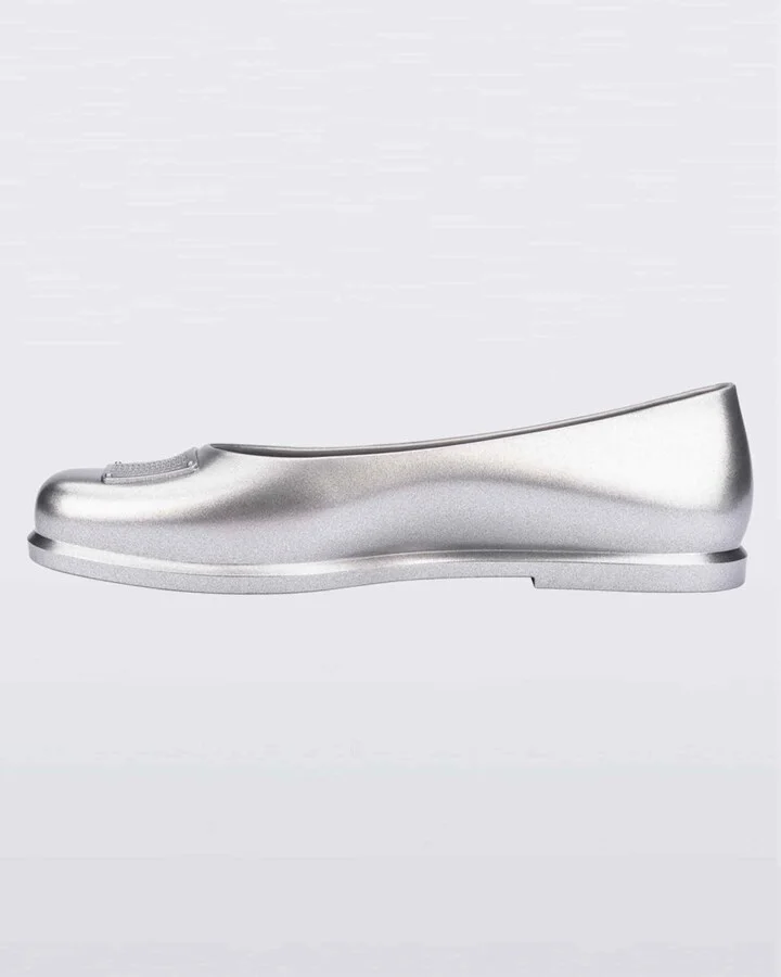 Ruby X Marc Jacobs Ballet Style Flat - Silver Grey - Image 3