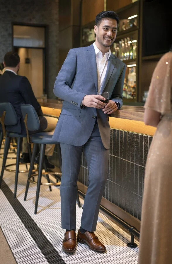 Rucci Cap Toe Double Monk Strap Shoe - Image 2