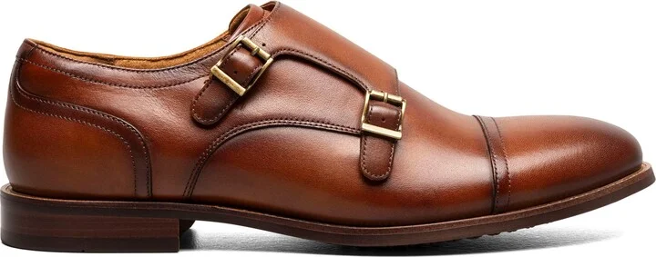 Rucci Cap Toe Double Monk Strap Shoe - Image 4