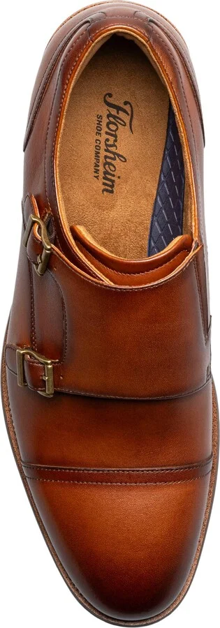 Rucci Cap Toe Double Monk Strap Shoe - Image 6