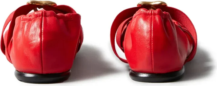 Ruched Ballerina Shoes - Image 3