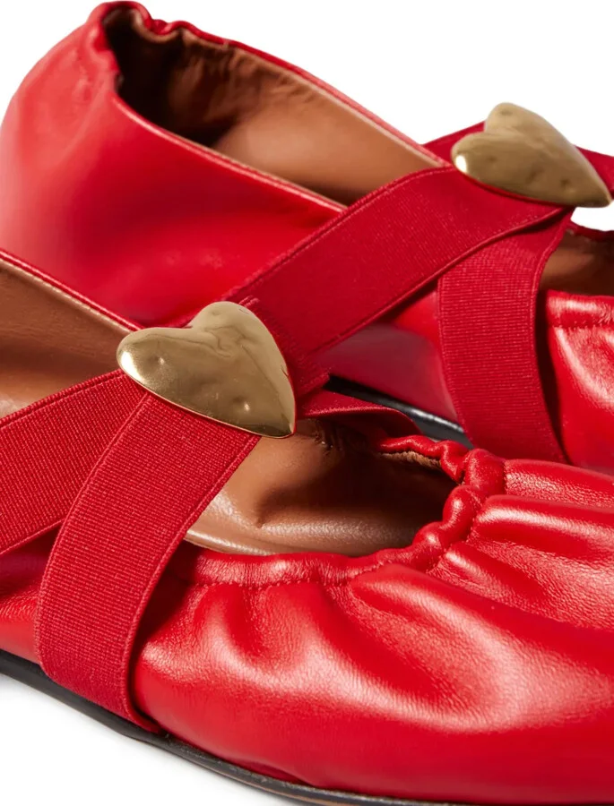 Ruched Ballerina Shoes - Image 5