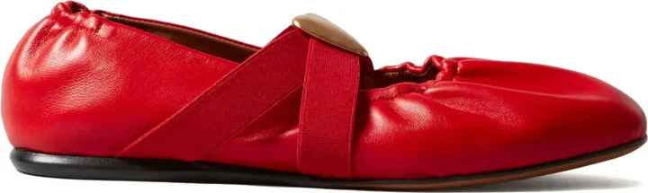 Ruched Ballerina Shoes