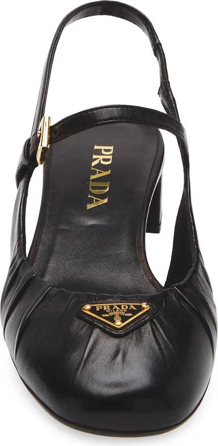 Ruched Mary Jane Slingback Pump - Image 4