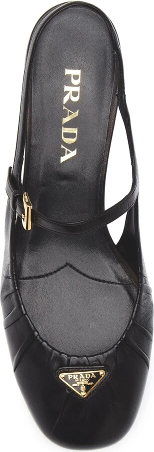 Ruched Mary Jane Slingback Pump - Image 5