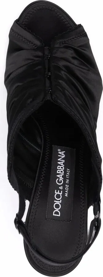 Ruched Stiletto Sandals - Image 4